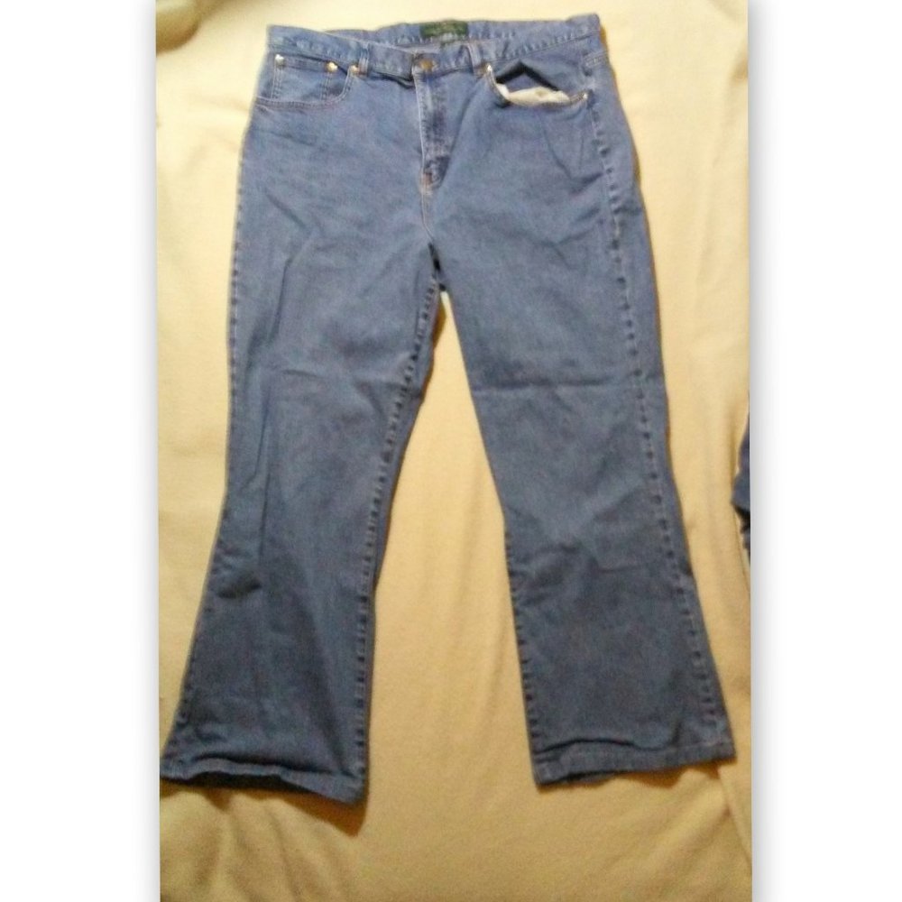 LRL Lauren Jeans Co (by Ralph Lauren) Size 16 Womens Blue Jeans